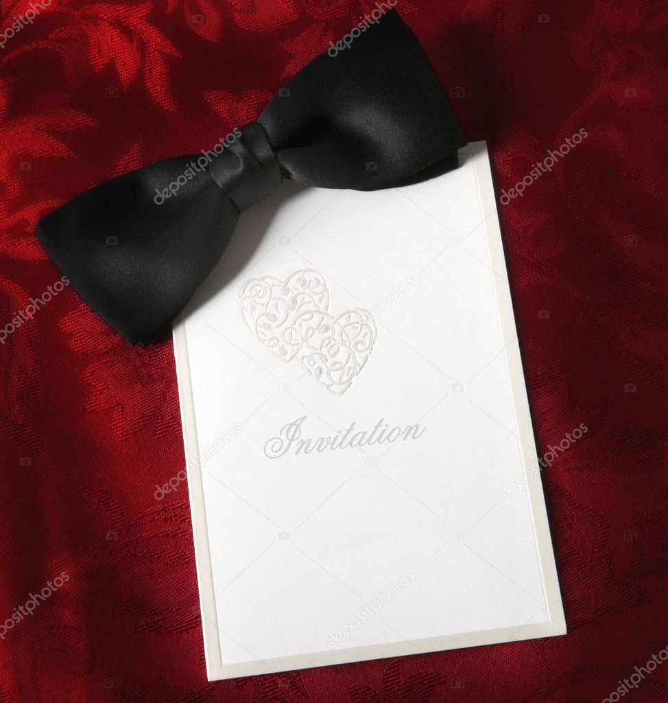 what does black tie mean on an invitation