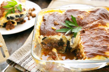 Moussaka clipart