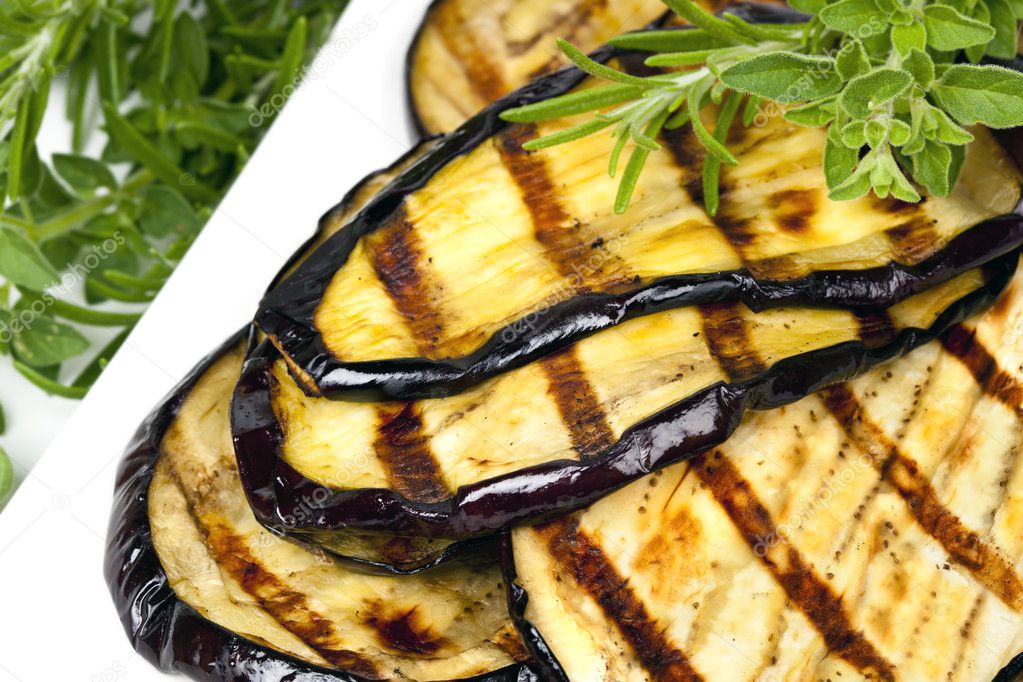 Grilled Eggplant Slices