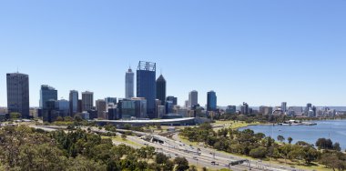 Perth from King's Park clipart