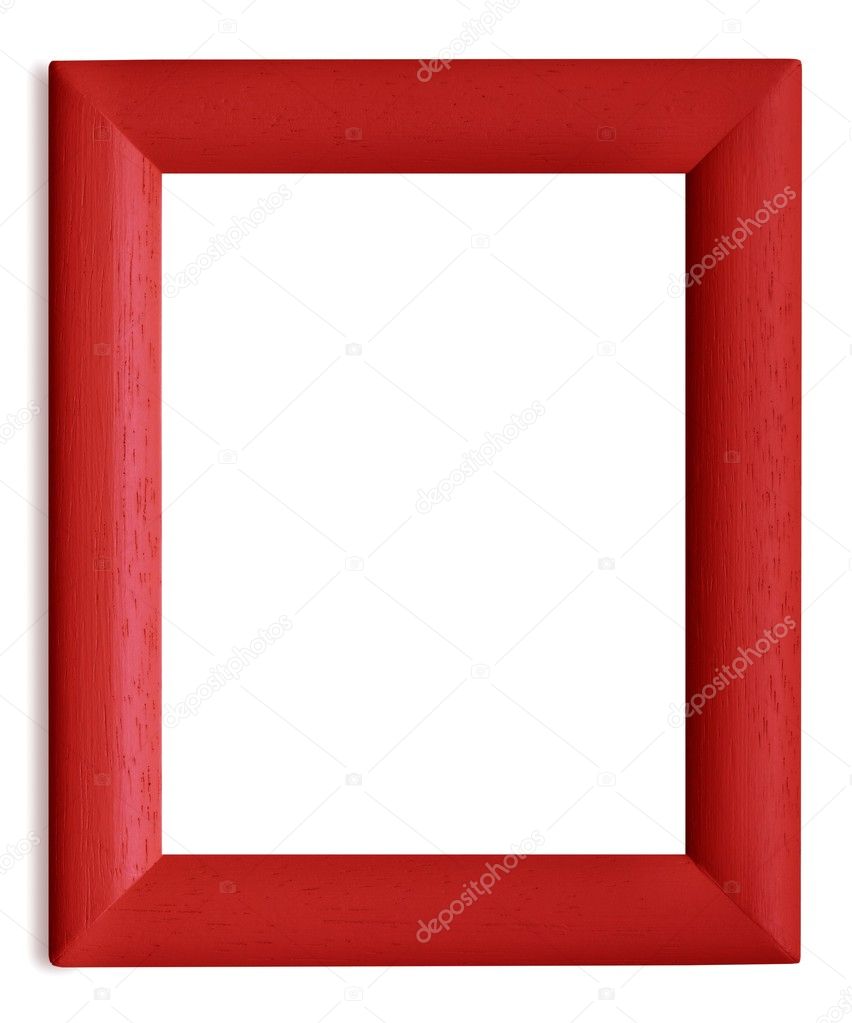 Red Wooden Picture Frame