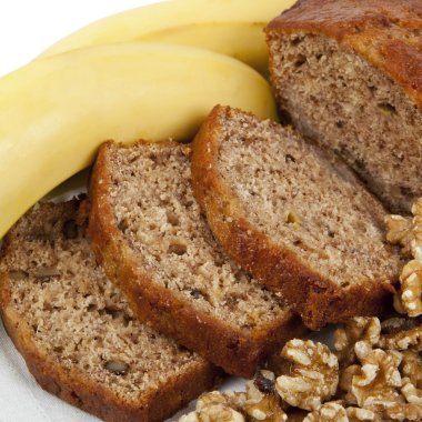 Banana and Walnut Bread clipart