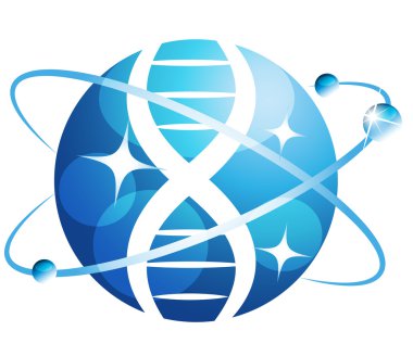Abstract gene symbol clipart