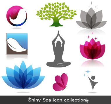 Spa icon collection clipart