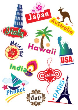 Travel Sticker clipart