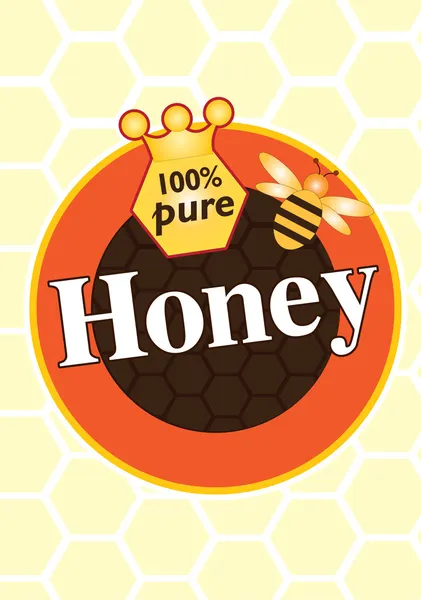 Honey Label — Stock Vector