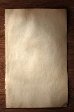 eski bir kağıt ahşap güverte