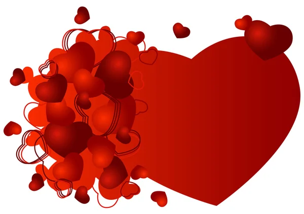 Valentine hjärta — Stock vektor