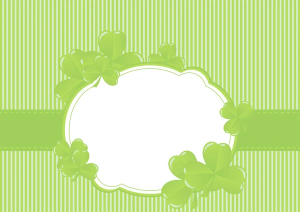 Вітальні листівки St Patrick день — стоковий вектор
