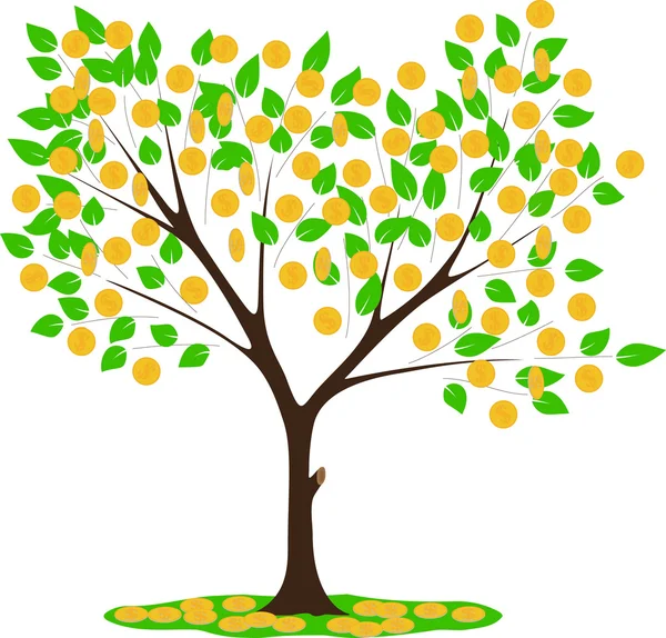 Денежное дерево — стоковый вектор