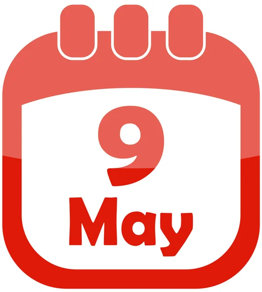 Икона 9 мая — стоковый вектор