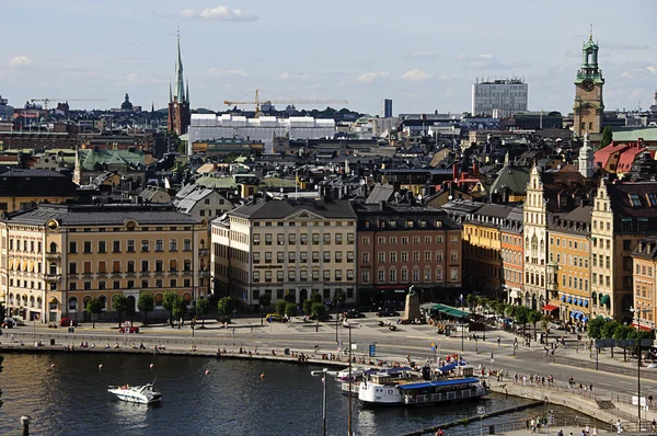 Stokholm kent (gamla stan), İsveç — Stok fotoğraf