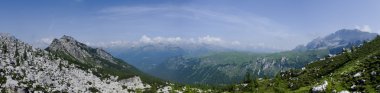 İtalyan dolomites panorama