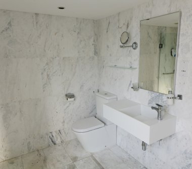 Modern banyo iç mimarisi