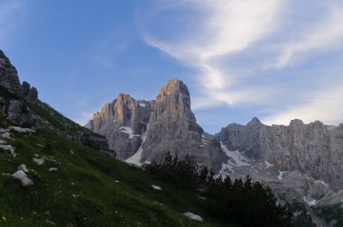 İtalyan dolomites peyzaj