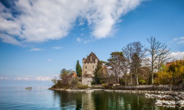 Yvoire, France - Chateau dYvoire clipart