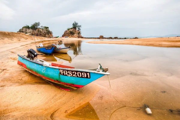 Малайська рибальські човни — стокове фото
