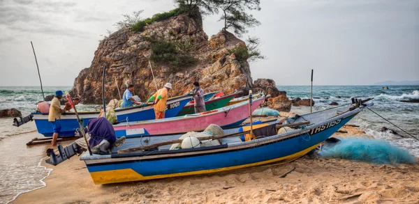 Malay Fisherman — Stock Photo, Image