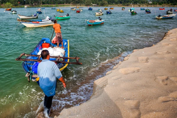 Малайська рибалки — стокове фото