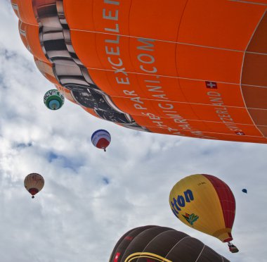 2012 sıcak hava balon Festivali İsviçre