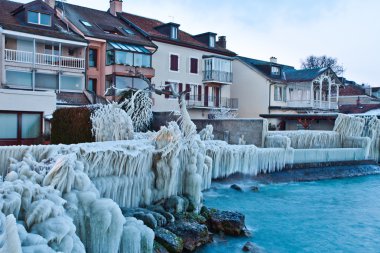 buzlu waterfront, lake geneva, İsviçre