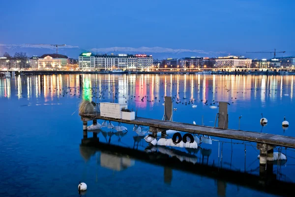 Genebra Suíça Cidade — Fotografia de Stock