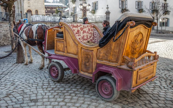 stock image Megeve, France - Main Square Activities