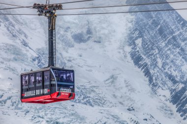 Chamonix, France - Cable Car clipart