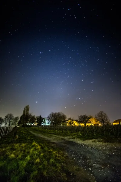 stock image Stars Over Swiss Village