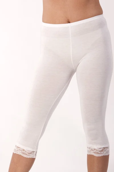 Fehér leggings — Stock Fotó