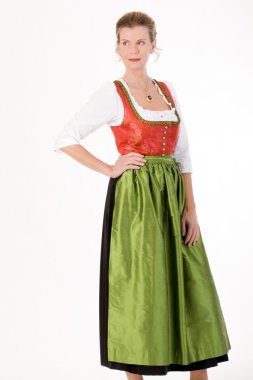 Bavarian festive costume clipart