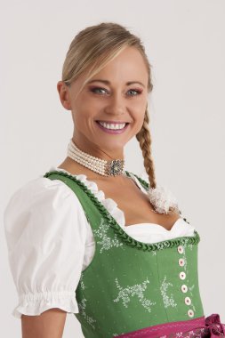 Bavarian girl clipart