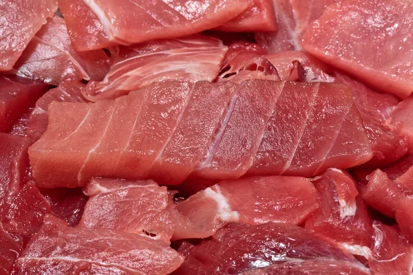 Slices of fresh tuna — Stock Photo, Image
