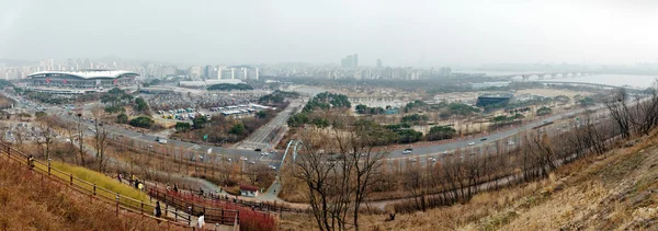 Vista panorâmica de Seul — Fotografia de Stock