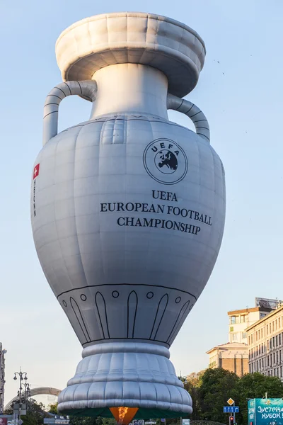 Μπαλόνι σχήμα φλιτζάνια Ευρωπαϊκό πρωτάθλημα ποδοσφαίρου — Φωτογραφία Αρχείου