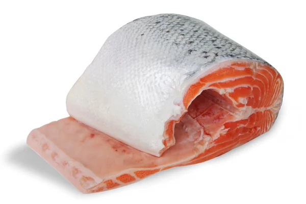 Salmon isolated on white background — Stock Photo, Image