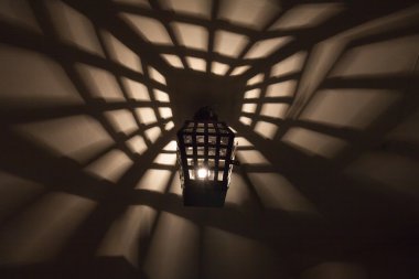 Old jail ceiling lamp