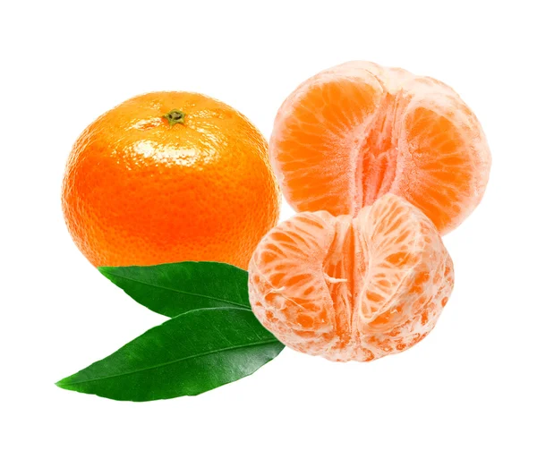 Mandarin isolated on white background — Stock Photo, Image