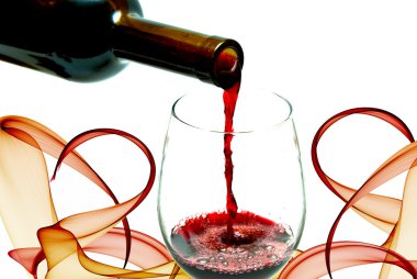 Red wine clipart