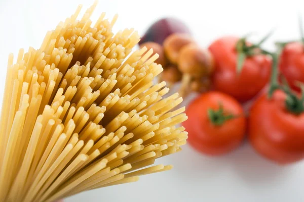 Spagetti yemek için — Stok fotoğraf