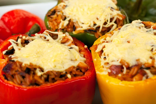 Stuffed Peppers Close Up. — Stock Photo, Image