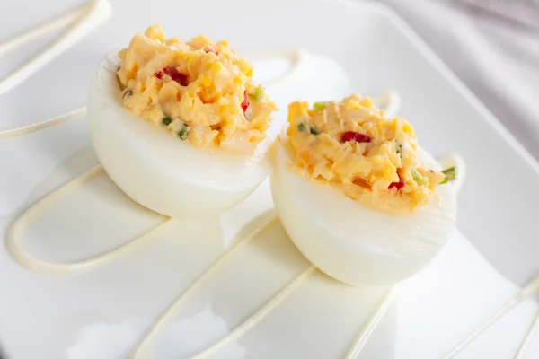 Gurme baharatlı ve acılı yumurta — Stok fotoğraf
