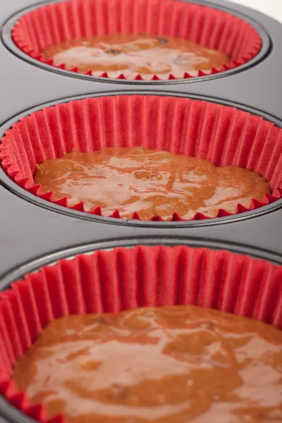 Cupcake massa vertical — Fotografia de Stock