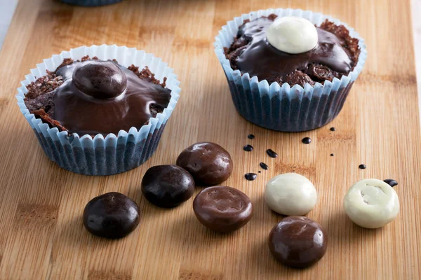 Cupcakes és édességek — Stock Fotó