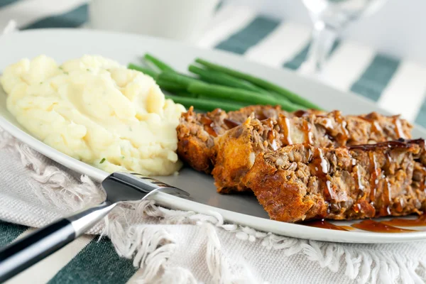 stock image Lentil Loaf Dinner