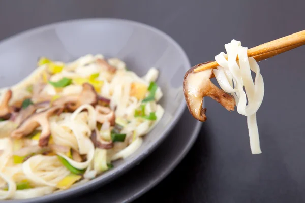 stock image Stir Fry with Shitake Mushrooms