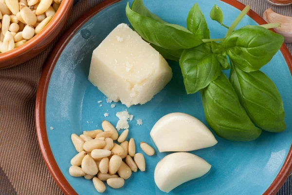 Pesto ingredienser — Stockfoto