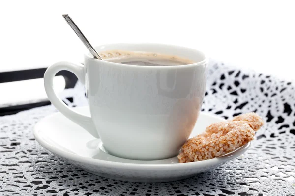 Kaffee und Kekse — Stockfoto