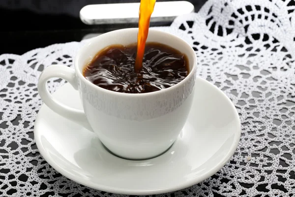 Свіжа кава — стокове фото