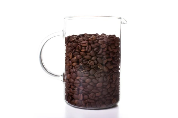Kaffe i glas Pitcher - Stock-foto